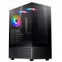 XPG INVADER X MINI KOMPAKTES MID-TOWER-CASE Black, Midi Tower, PC, Black, ATX, micro ATX, Mini-ITX, SPCC, 16.6 cm