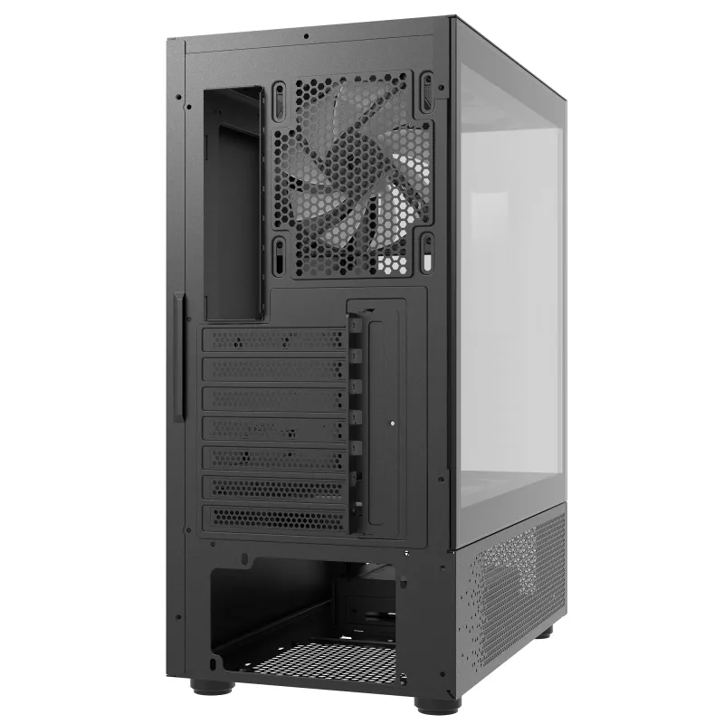 XPG INVADER X MINI KOMPAKTES MID-TOWER-CASE Black, Midi Tower, PC, Black, ATX, micro ATX, Mini-ITX, SPCC, 16.6 cm