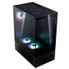 XPG INVADER X MINI KOMPAKTES MID-TOWER-CASE Black, Midi Tower, PC, Black, ATX, micro ATX, Mini-ITX, SPCC, 16.6 cm