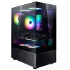 XPG INVADER X MINI KOMPAKTES MID-TOWER-CASE Black, Midi Tower, PC, Black, ATX, micro ATX, Mini-ITX, SPCC, 16.6 cm