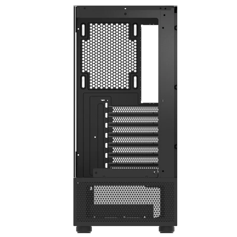 XPG INVADER X MINI KOMPAKTES MID-TOWER-CASE Black, Midi Tower, PC, Black, ATX, micro ATX, Mini-ITX, SPCC, 16.6 cm