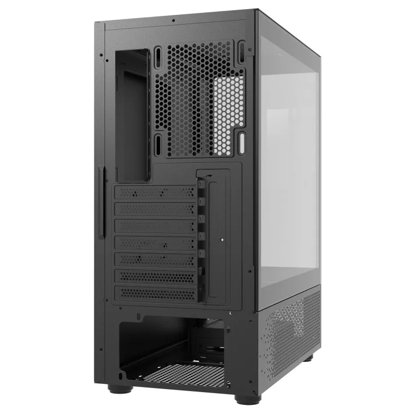 XPG INVADER X MINI KOMPAKTES MID-TOWER-CASE Black, Midi Tower, PC, Black, ATX, micro ATX, Mini-ITX, SPCC, 16.6 cm