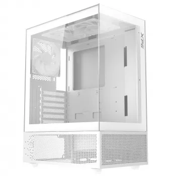 XPG INVADER X MINI KOMPAKTES MID-TOWER-CASE White, Midi Tower, PC, White, ATX, micro ATX, Mini-ITX, SPCC, 16.6 cm