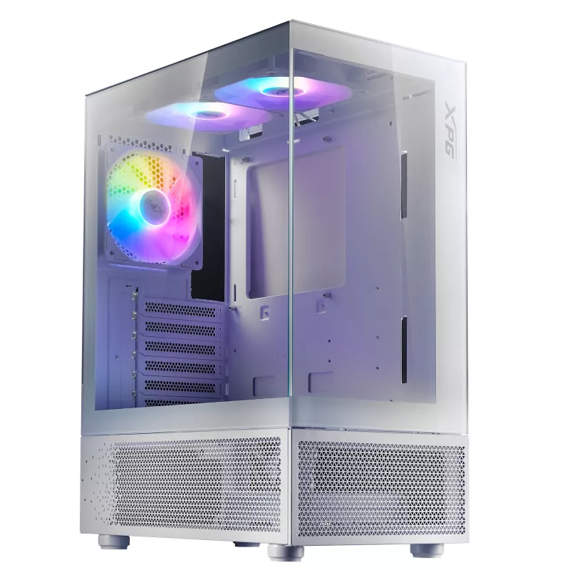 XPG INVADER X MINI KOMPAKTES MID-TOWER-CASE White, Midi Tower, PC, White, ATX, micro ATX, Mini-ITX, SPCC, 16.6 cm