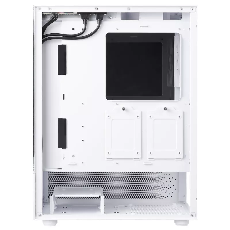 XPG INVADER X MINI KOMPAKTES MID-TOWER-CASE White, Midi Tower, PC, White, ATX, micro ATX, Mini-ITX, SPCC, 16.6 cm