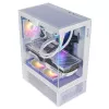 XPG INVADER X MINI KOMPAKTES MID-TOWER-CASE White, Midi Tower, PC, White, ATX, micro ATX, Mini-ITX, SPCC, 16.6 cm