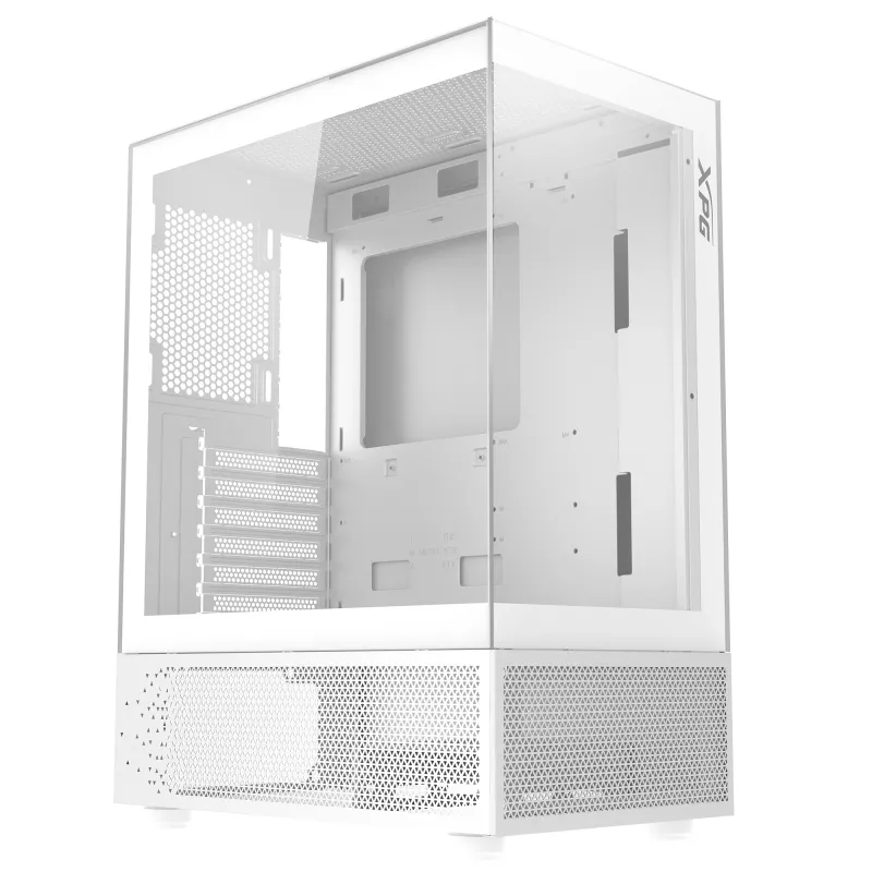 XPG INVADER X MINI KOMPAKTES MID-TOWER-CASE White, Midi Tower, PC, White, ATX, micro ATX, Mini-ITX, SPCC, 16.6 cm