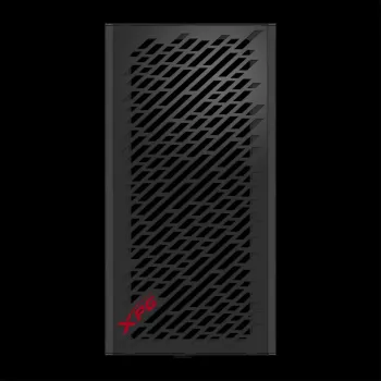 XPG VALOR AIR Mid-Tower Black, Midi Tower, PC, Black, ATX, micro ATX, Mini-ATX, Carbon steel, Tempered glass, 16.6 cm