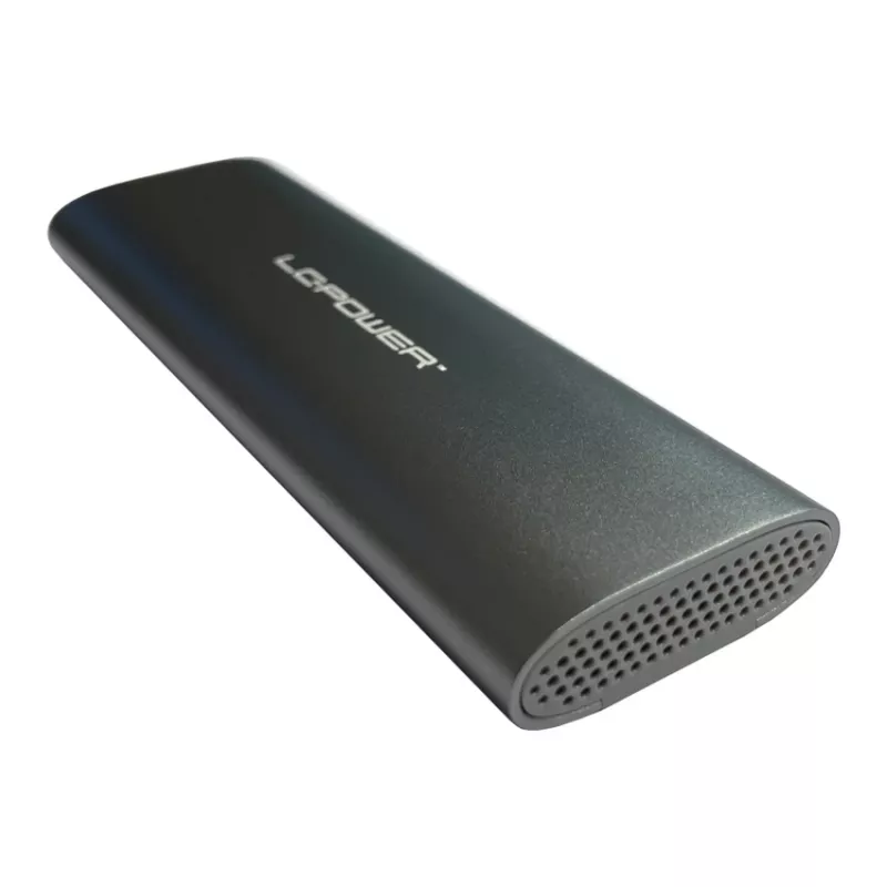 LC-POWER M.2 SSD Enclosure (nvme & St), USB 3.2 Gen.2x1, Nthrcite - Lc-m2-c-multi-2