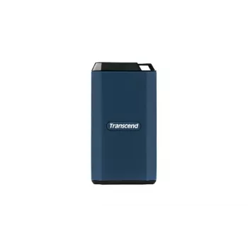 TRANSCEND SSD - Esd410c Portable Drive - 1TB - USB Type C / A - Dark Blue