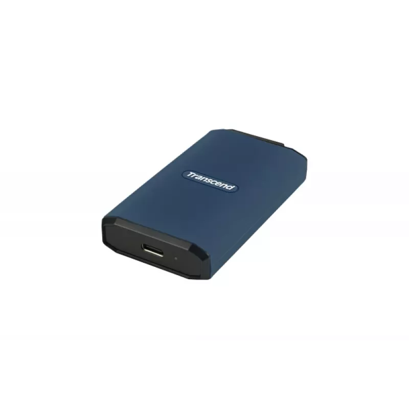 TRANSCEND SSD - Esd410c Portable Drive - 1TB - USB Type C / A - Dark Blue