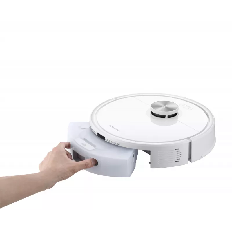 Robot vacuum Roborock Q7 TF+ — bagless, LiDAR navigation, wet mopping, automatic base station (charging & purification), white