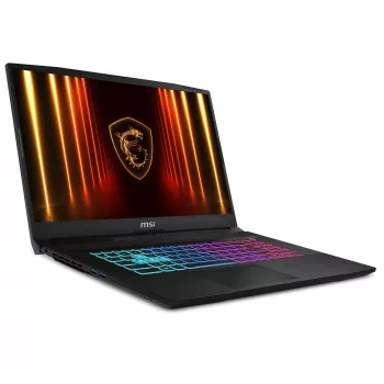 MSI Katana 17 HX B14WGK-065 Intel® Core™ i7 i7-14650HX Laptop 43.9 cm (17.3 inch) Full HD 16 GB DDR5-SDRAM 1 TB SSD NVIDIA GeForce RTX 5070 Wi-Fi 6E (802.11ax) Windows 11 Home Black