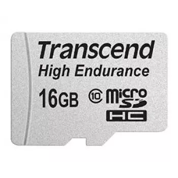 Flash Memory Transcend 16GB MicroSDHC Class 10 with Adapter