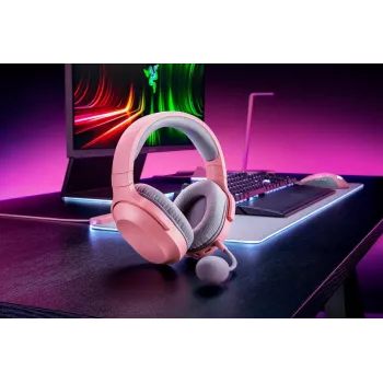 RAZER Headset Barracuda X - Stereo - Wired & Wireless - USB-c - Quartz Pink