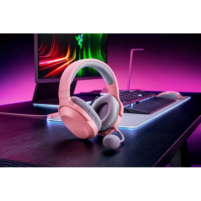 RAZER Headset Barracuda X - Stereo - Wired & Wireless - USB-c - Quartz Pink