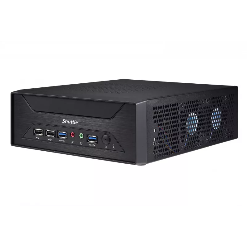 Shuttle XPC slim Barebone XH510G - S1200, Intel H510, 1xDP, 1xHDMI, 1x PCI-E 16X, 1x LAN, 1x 2.5 inch, 2x M.2, 24/7 permanent operation