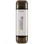 TRANSCEND Esd310c - 512GB Portable SSD - USB Type-a / USB Type-c - Silver