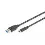 DIGITUS ASSMANN USB Type-C connection cable, type C to A M/M, 1m Super Speed Black