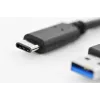 DIGITUS ASSMANN USB Type-C connection cable, type C to A M/M, 1m Super Speed Black