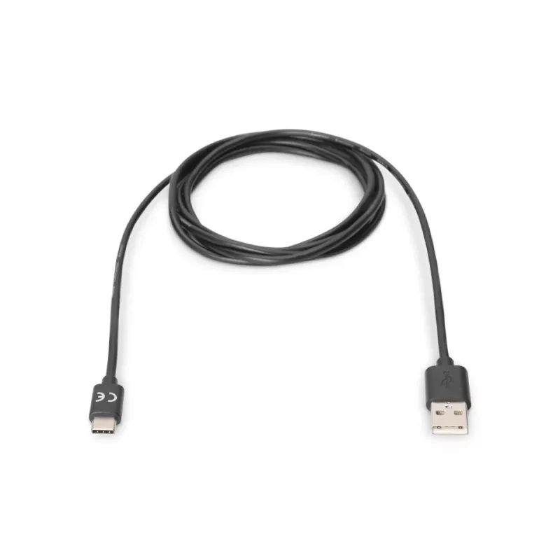 DIGITUS ASSMANN USB Type-C connection cable, type C to A M/M, 1m Super Speed Black