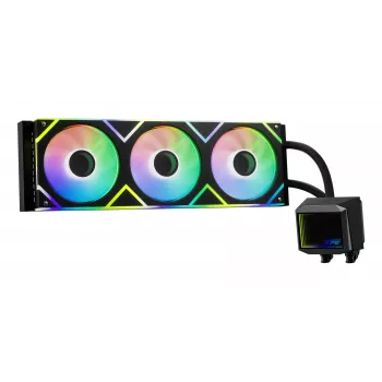 XPG LEVANTE II 360 Black, All-in-one liquid cooler, 12 cm, Black