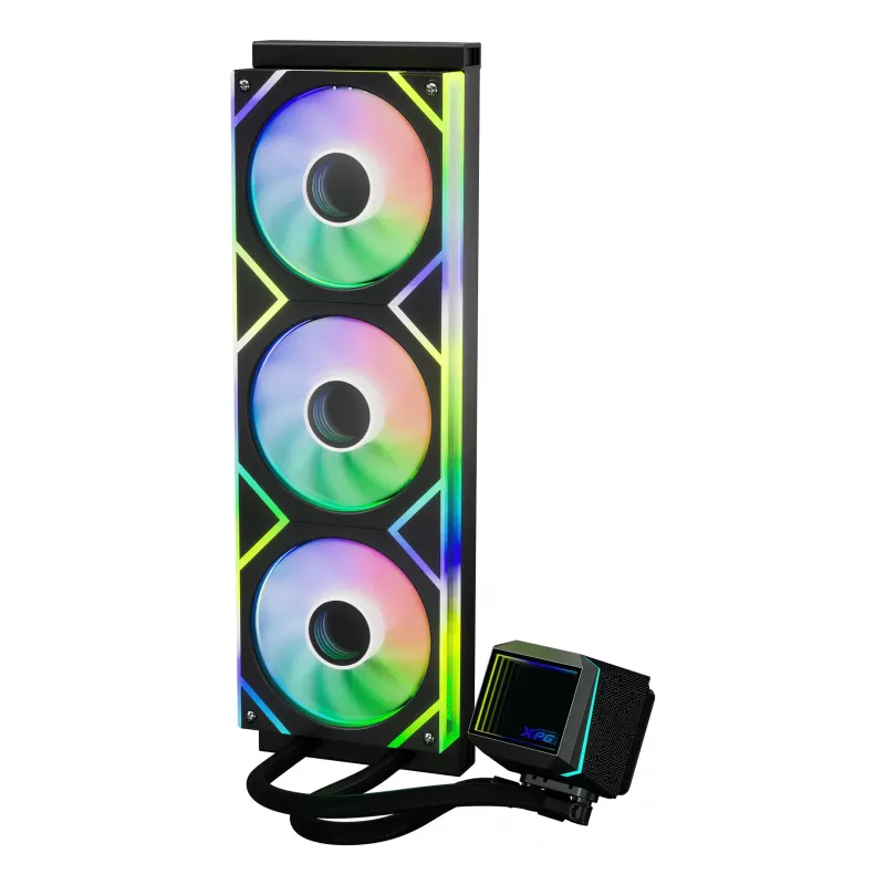 XPG LEVANTE II 360 Black, All-in-one liquid cooler, 12 cm, Black