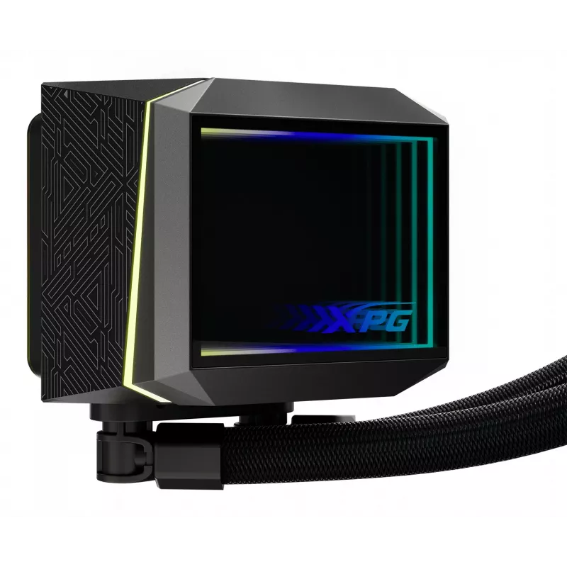 XPG LEVANTE II 360 Black, All-in-one liquid cooler, 12 cm, Black