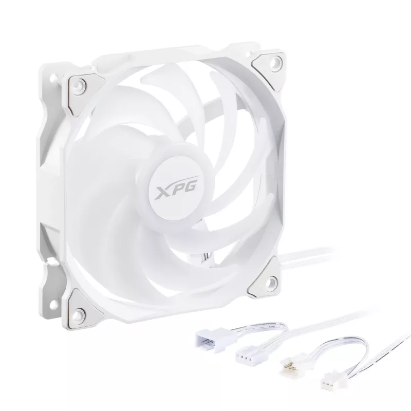 XPG VENTO 120 ARGB PWM White, Fan, 12 cm, 300 RPM, 1850 RPM, White