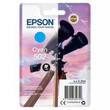Cartridge Epson 502 Cyan C13T02V24010
