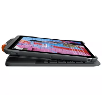 LOGITECH Slim Folio For iPad 7th Generation Graphite Qwertz Deutsch