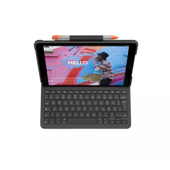 LOGITECH Slim Folio For iPad 7th Generation Graphite Qwertz Deutsch