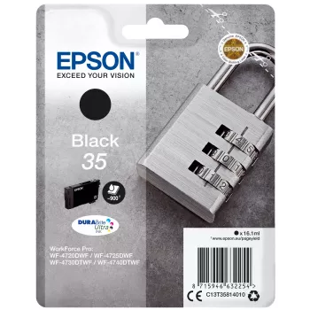 Cartridge Epson 35 WF-4720 WF-4720DWF WF-4725DWF WF-4730 WF-4730DTWF WF-4740 WF-4740DTWF Black