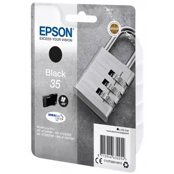 Cartridge Epson 35 WF-4720 WF-4720DWF WF-4725DWF WF-4730 WF-4730DTWF WF-4740 WF-4740DTWF Black