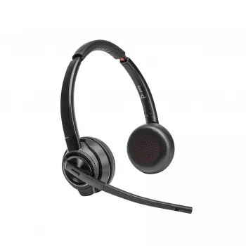 HP Poly Savi 8420 Office Stereo DECT 1880-1900 MHz Headset, Wireless, Office/Call center, 160 g, Headset, Black