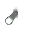 SILICON POWER Mobile C80 - 32GB Dual USB Stick - Type-c / Type-a - Grey