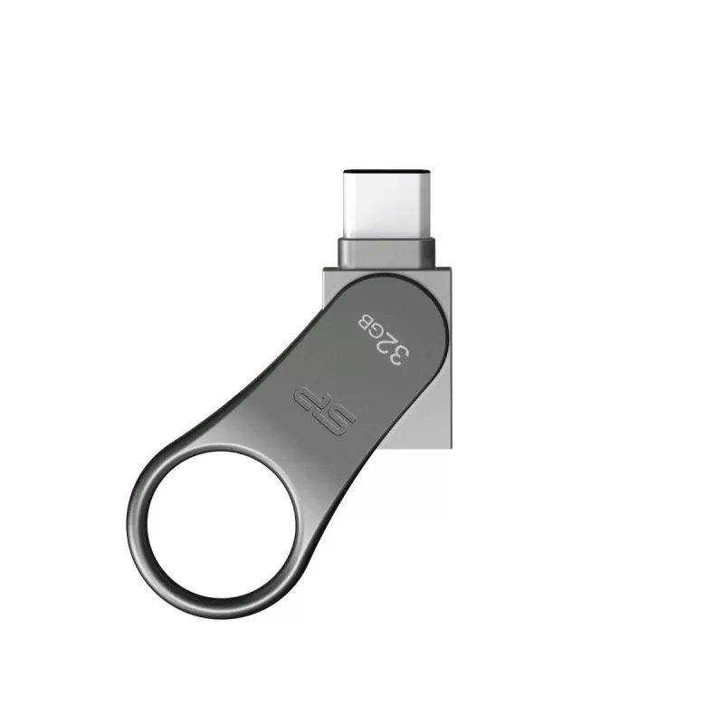 SILICON POWER Mobile C80 - 32GB Dual USB Stick - Type-c / Type-a - Grey