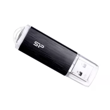 SILICON POWER Ultima U02 - 8GB USB Stick - USB2.0 - Black