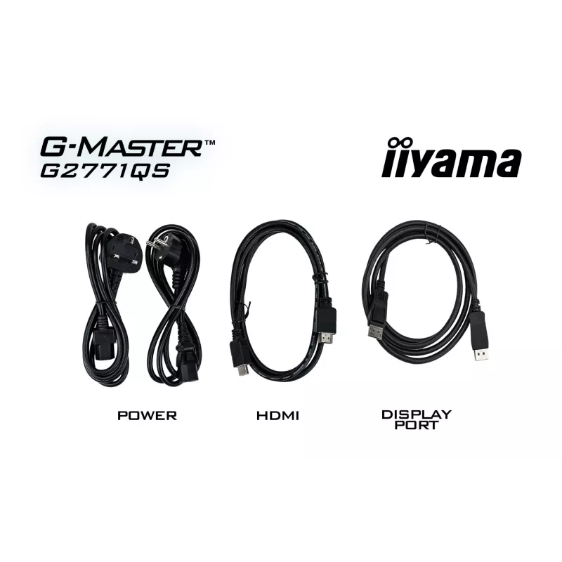 iiyama G-MASTER G2771QS-B1 computer monitor 68.6 cm (27 inch) 2560 x 1440 pixels Wide Quad HD Black