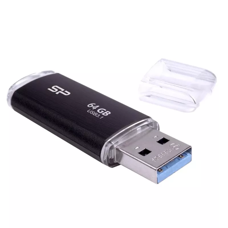 SILICON POWER USB Stick - 64GB Silicon Power USB3.2 B02 Black