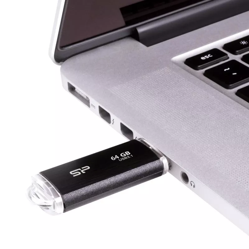 SILICON POWER USB Stick - 64GB Silicon Power USB3.2 B02 Black