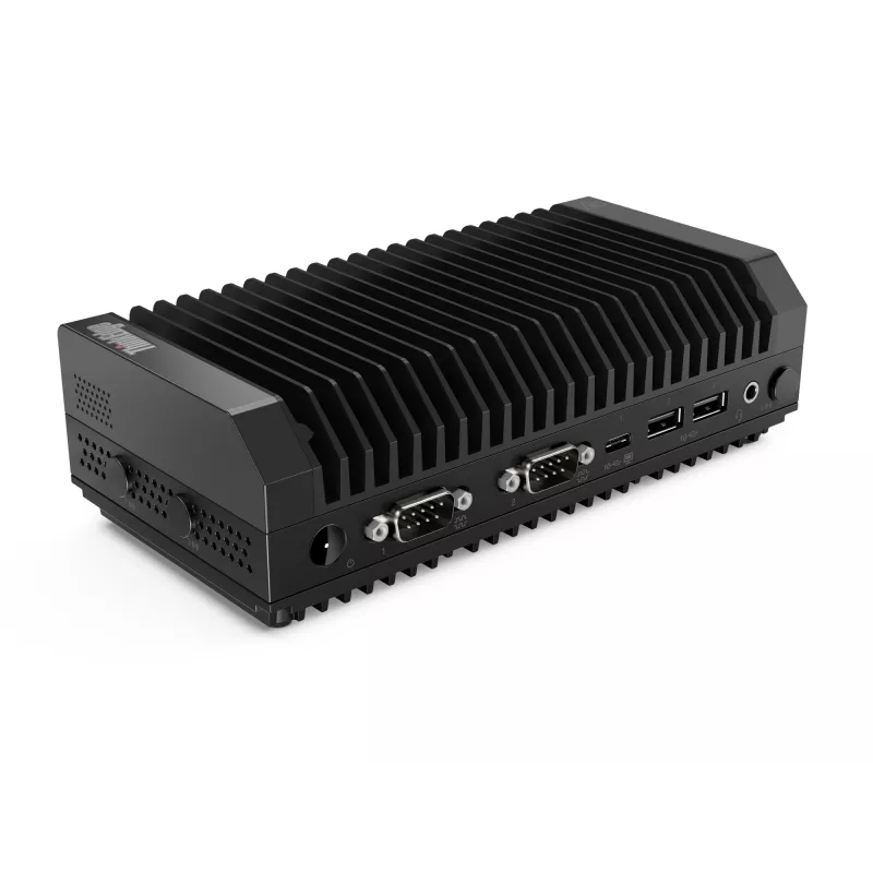 Mini PC Lenovo ThinkEdge SE30 Intel Celeron 6305E 1.8 GHz, 8 GB DDR4, 256 GB SSD, Windows 11 IoT Enterprise, Black