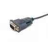 Equip USB-A to Serial (DB9) Cable, M/M 1.5m, Black, 1.5 m, USB Type-A, DB-9, Male, Male