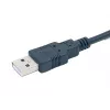 Equip USB-A to Serial (DB9) Cable, M/M 1.5m, Black, 1.5 m, USB Type-A, DB-9, Male, Male