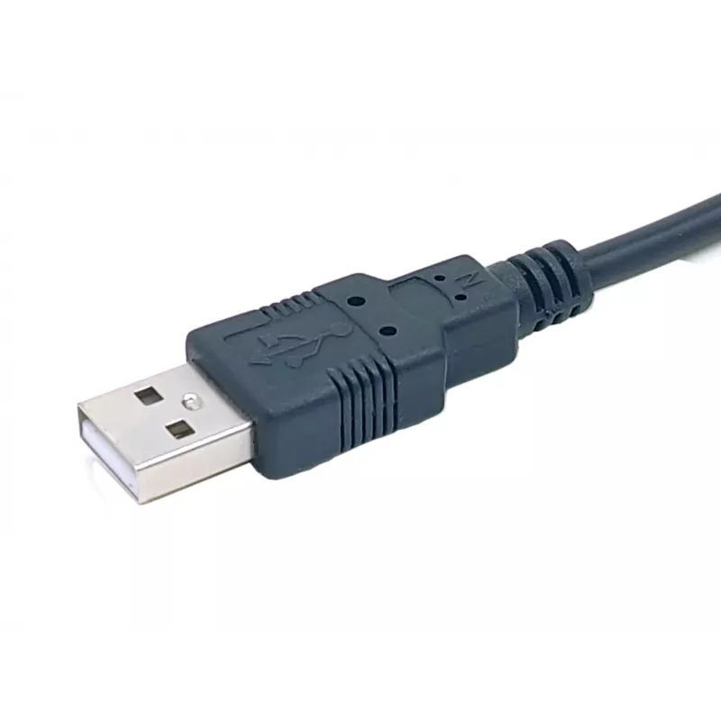 Equip USB-A to Serial (DB9) Cable, M/M 1.5m, Black, 1.5 m, USB Type-A, DB-9, Male, Male