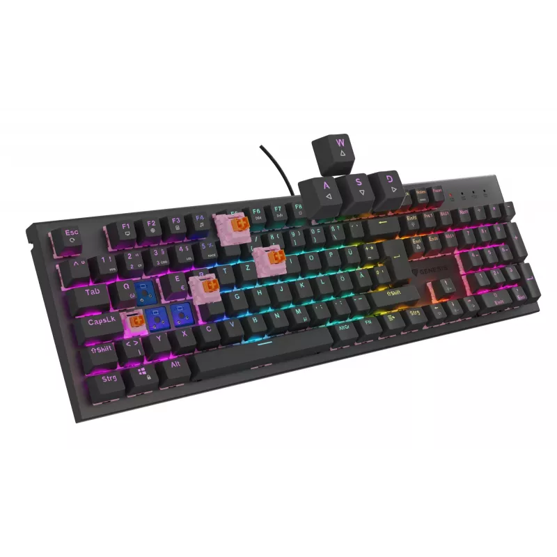 GENESIS NKG-2179 keyboard Gaming USB QWERTZ German Black