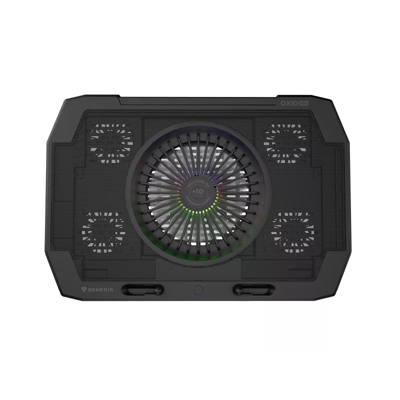 GENESIS Oxid 850 laptop cooling pad 43.9 cm (17.3 inch) 2500 RPM Black