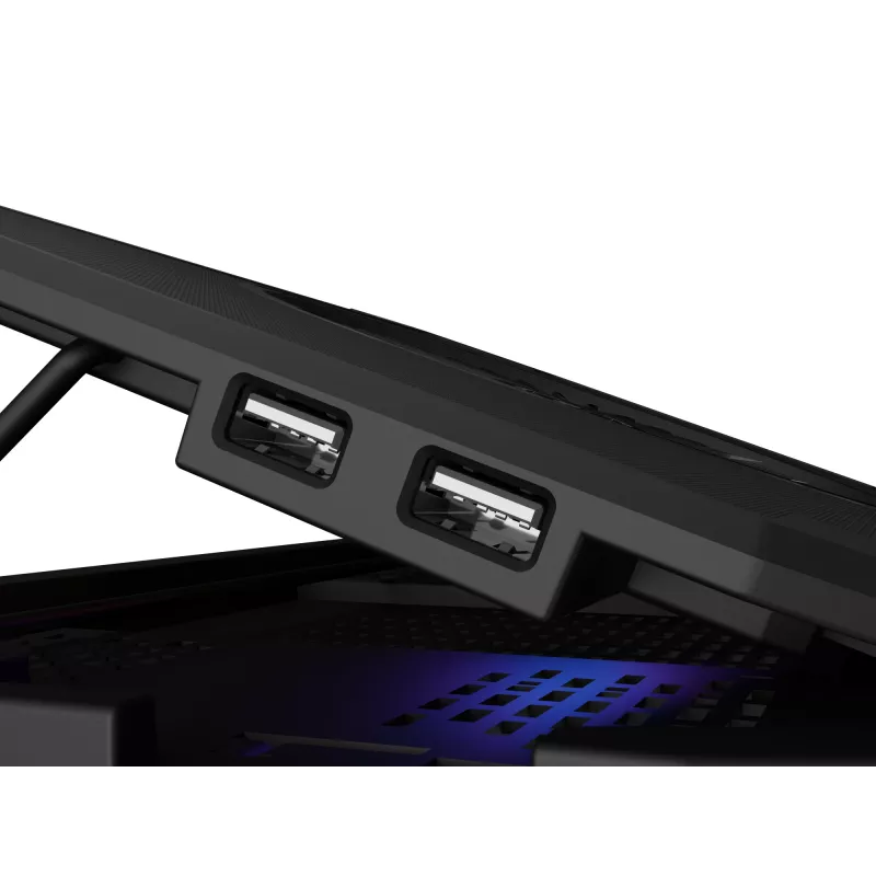 GENESIS Oxid 850 laptop cooling pad 43.9 cm (17.3 inch) 2500 RPM Black