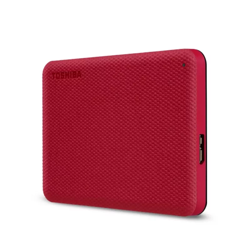 TOSHIBA External Hard Drive - Canvio Advanced - 1TB - USB 3.2 Gen 1 - 2.5in Red