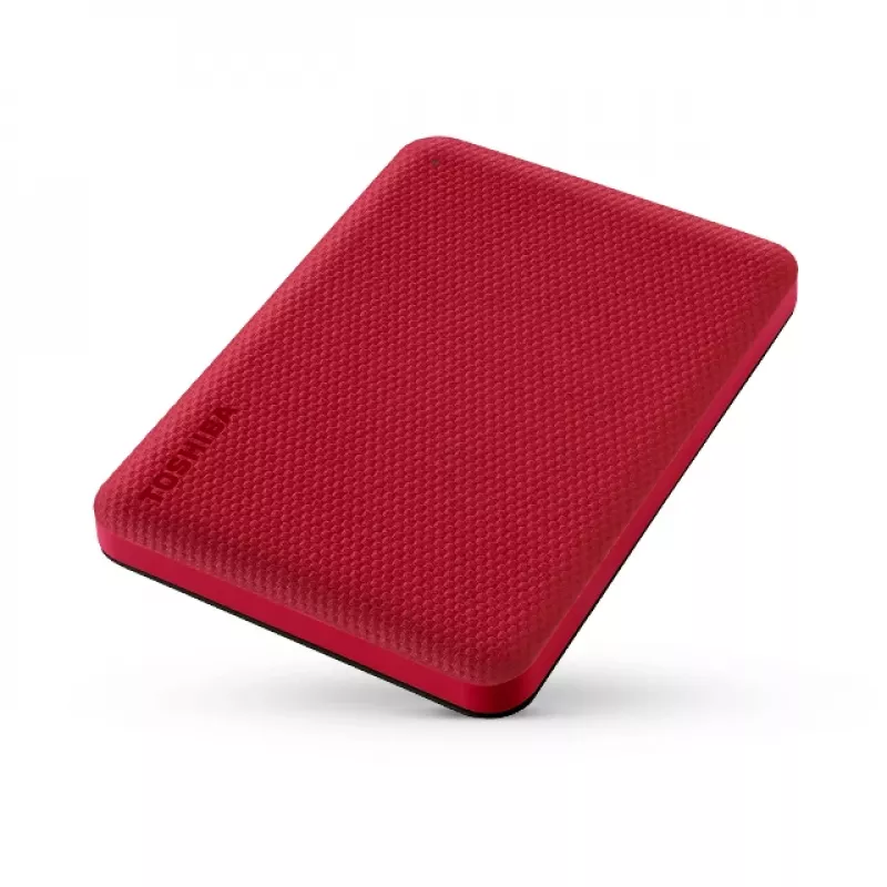 TOSHIBA External Hard Drive - Canvio Advanced - 1TB - USB 3.2 Gen 1 - 2.5in Red